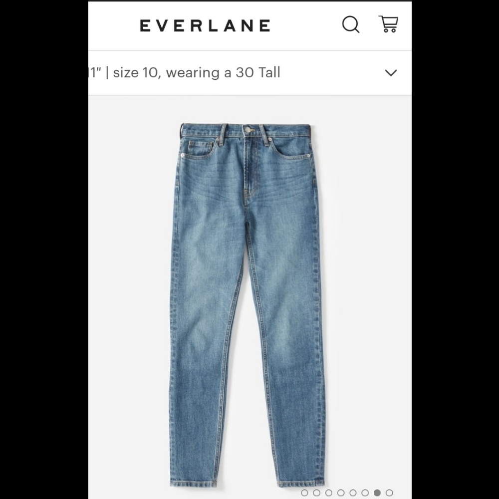 Everlane high rise skinny *sold out style*